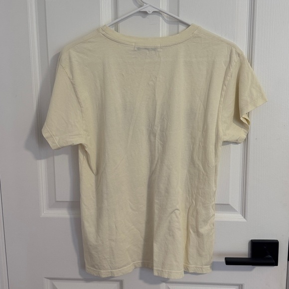 Anthropologie Cream Cheetah Graphic Tee - Picture 6 of 8